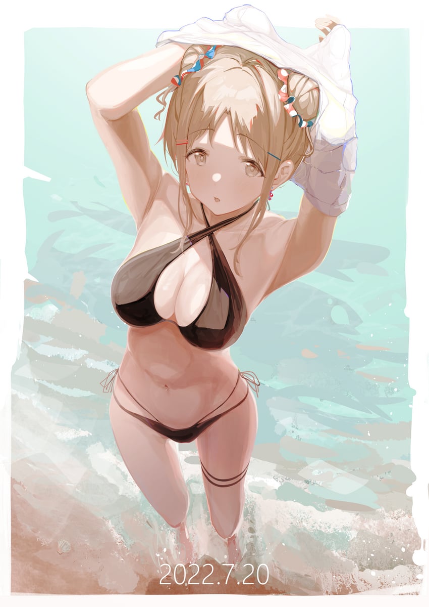 ichikawa hinana (idolmaster and 1 more) drawn by karya
