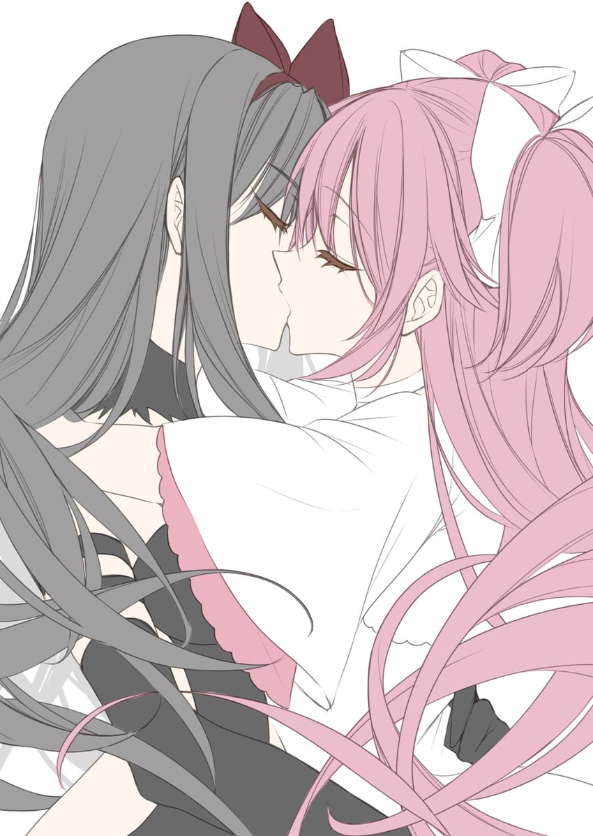 akemi homura, kaname madoka, ultimate madoka, and akuma homura (mahou shoujo madoka magica and 1 more) drawn by misteor