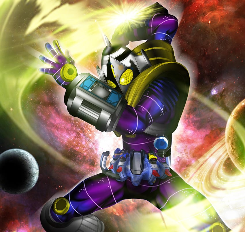 kamen rider fourze (kamen rider and 2 more) drawn by murahigeya