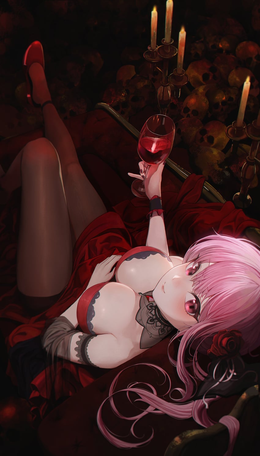mori calliope (hololive and 1 more) drawn by wei_hua_(vlad_3)