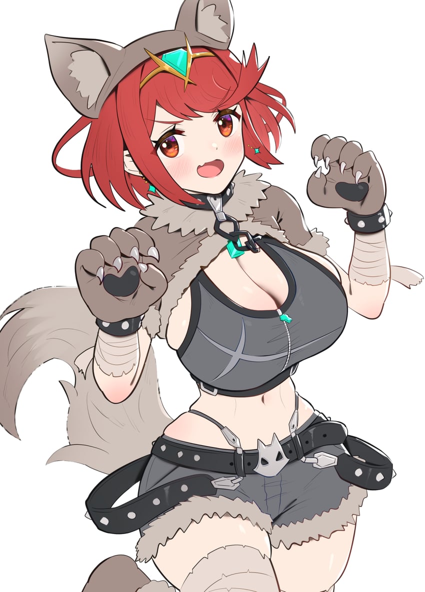 pyra (xenoblade chronicles and 1 more) drawn by gonzarez