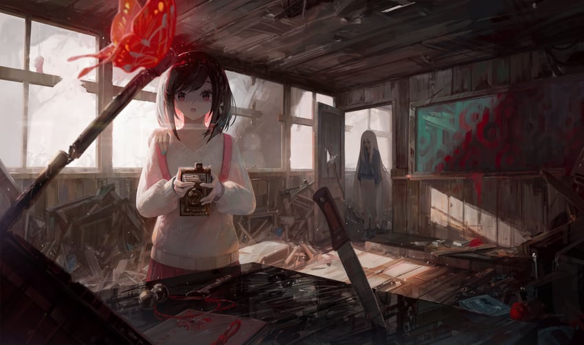 shinonome ena and yoisaki kanade (project sekai) drawn by naycot
