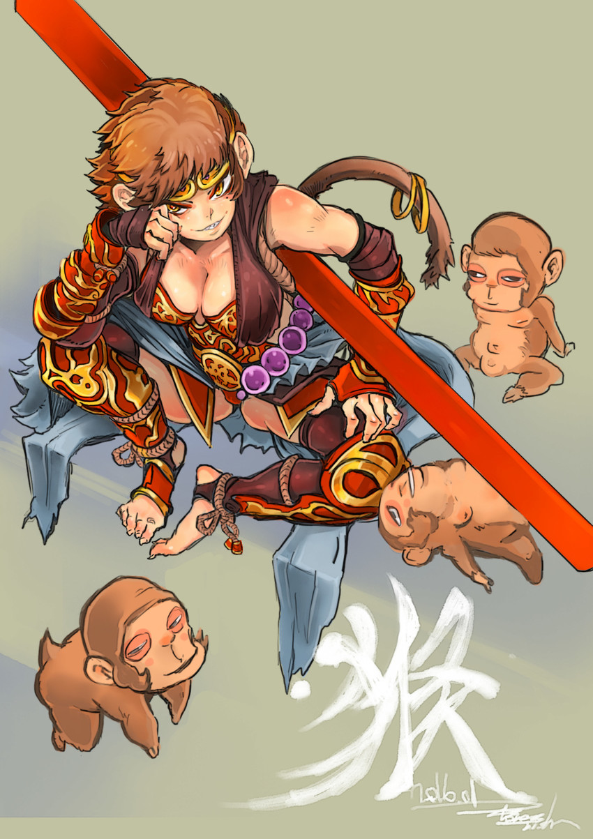 sun wukong (journey to the west) drawn by bonesfish.