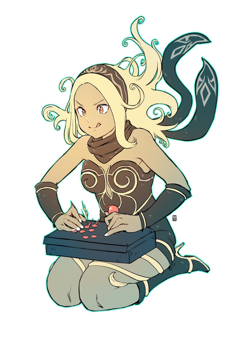 kitten (gravity daze and 1 more) drawn by 7bun_junbun