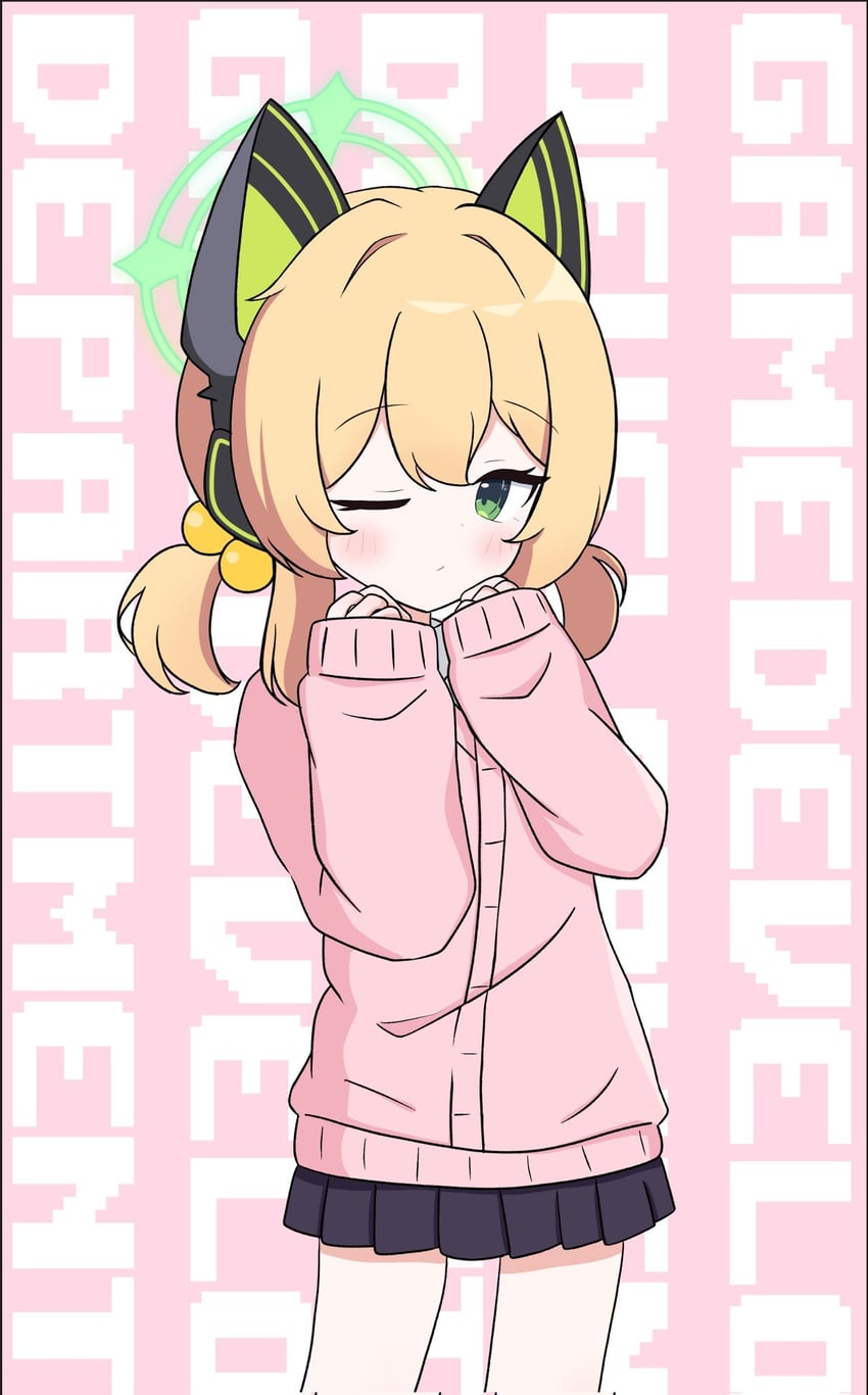 midori (blue archive and 1 more) drawn by iisa111111