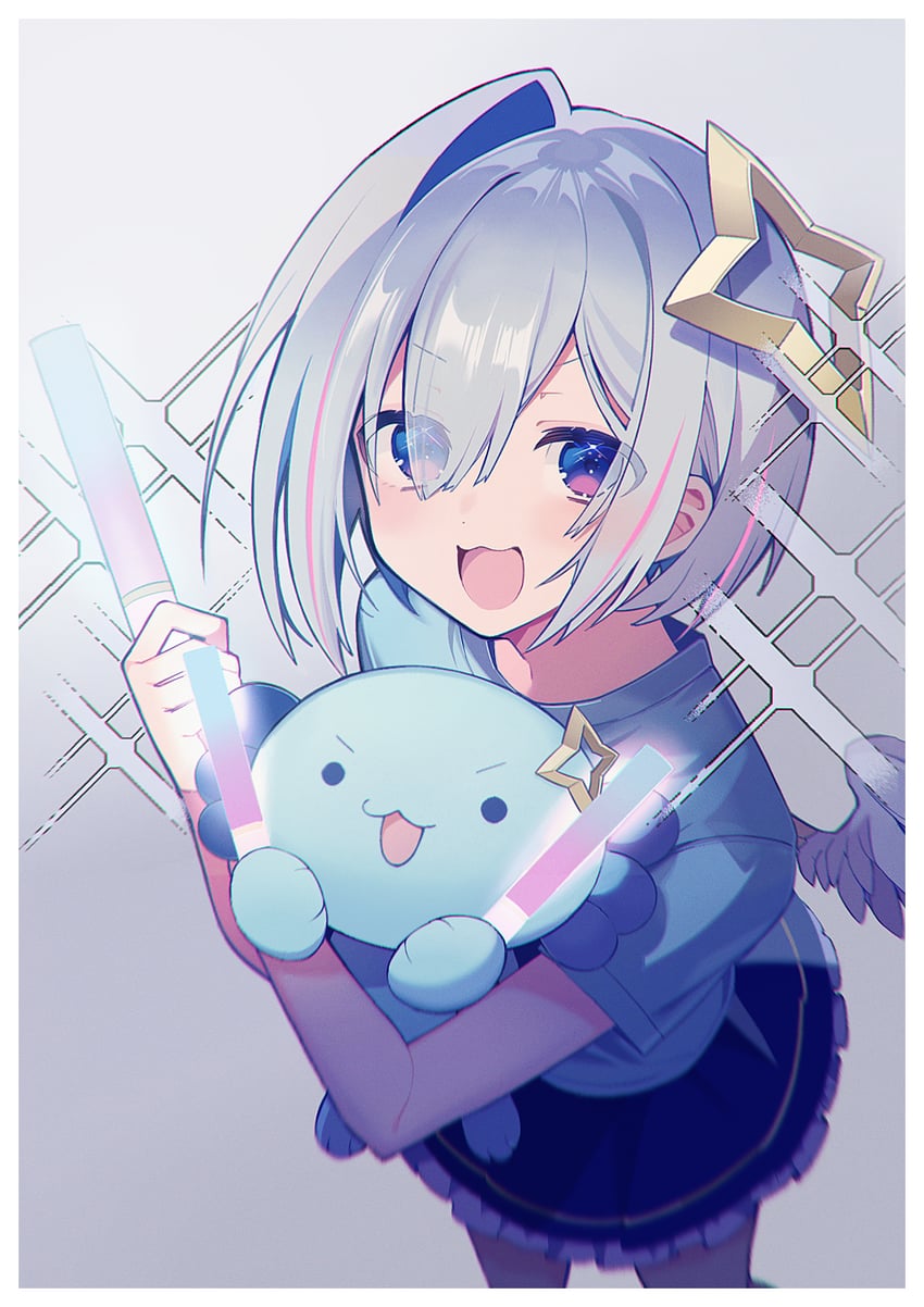 amane kanata and upao (hololive) drawn by uehara_(dormmmmir_)