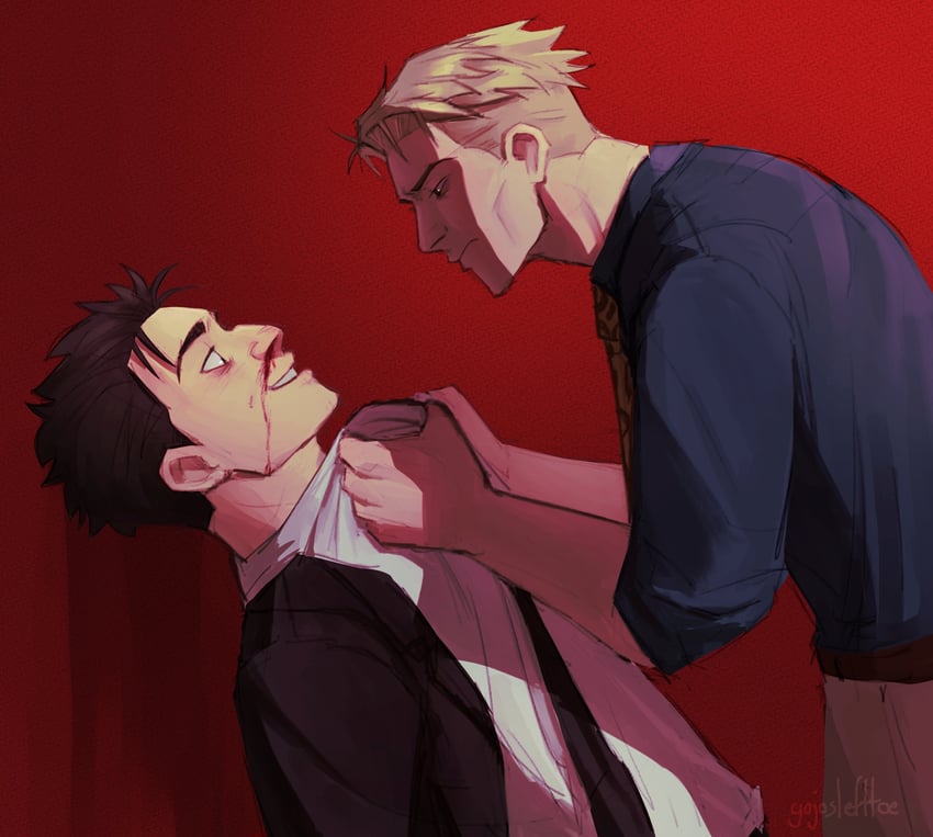 nanami kento and higuruma hiromi (jujutsu kaisen) drawn by gojoslefttoe1