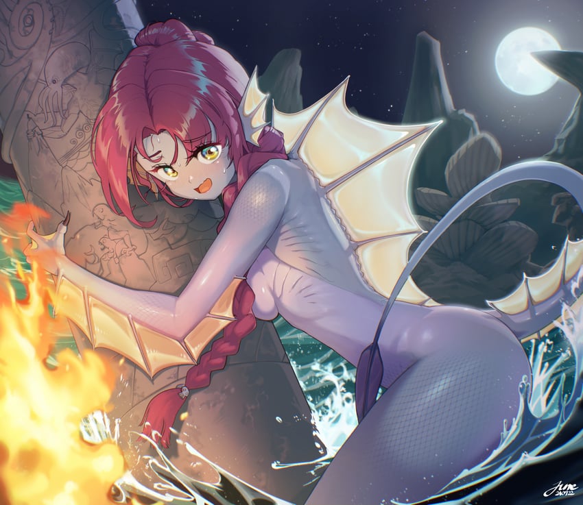 cthulhu and dagon (original and 1 more) drawn by choonbongwoori