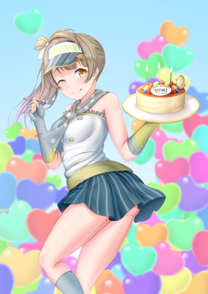 minami kotori (love live! and 1 more) drawn by rama_(yu-light8)