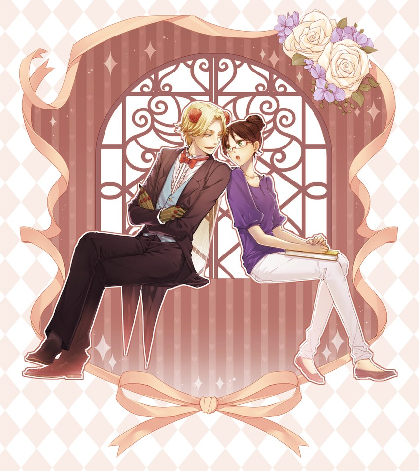 sakuma rinko and beelzebub (yondemasu yo azazel-san.) drawn by takiji_(micco)