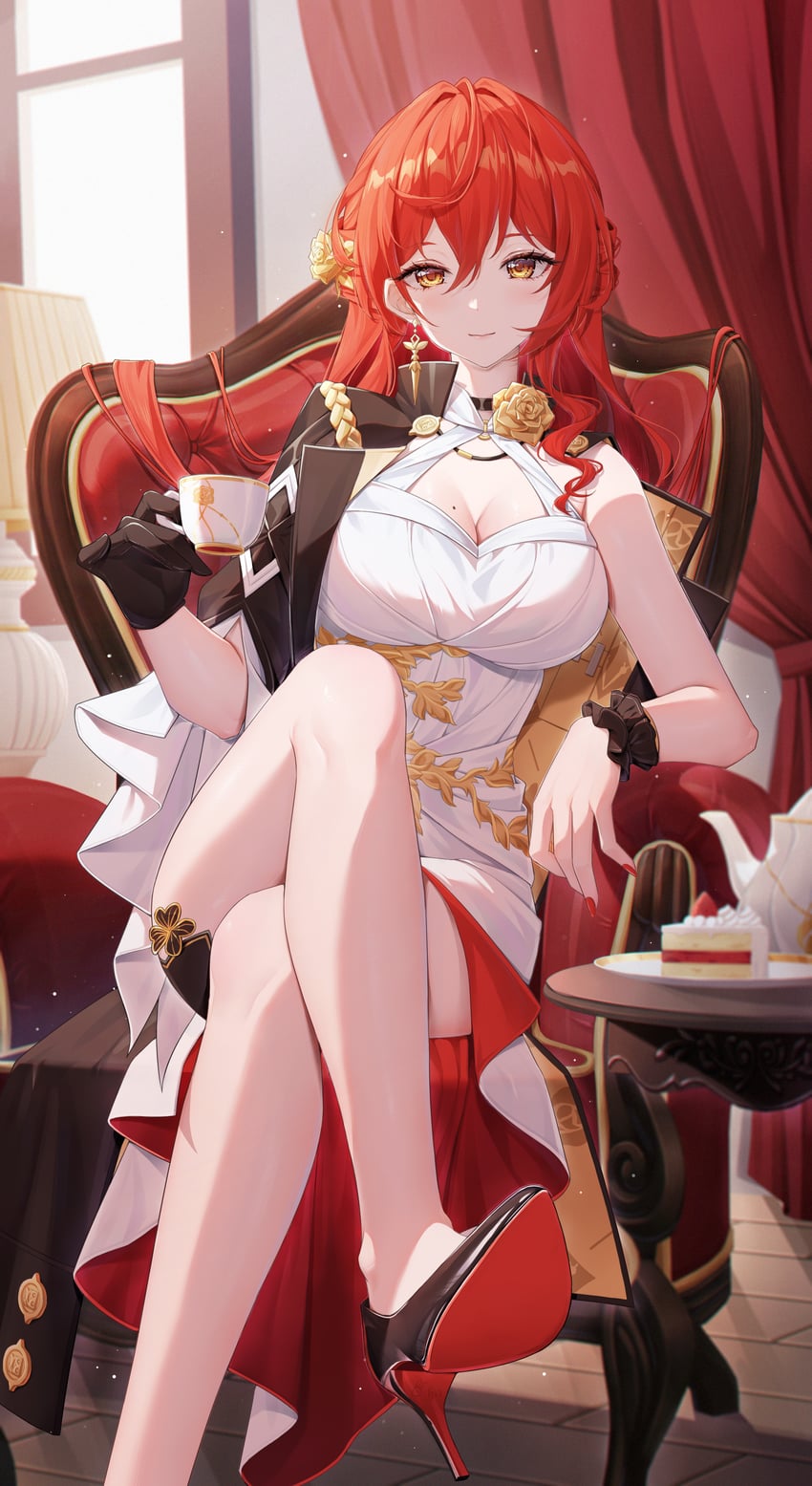 himeko (honkai and 1 more) drawn by tujiu_sama