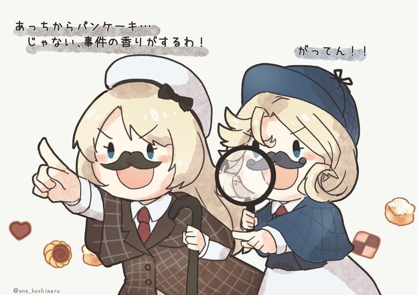 jervis, janus, and sherlock holmes (kantai collection) drawn by ane_hoshimaru