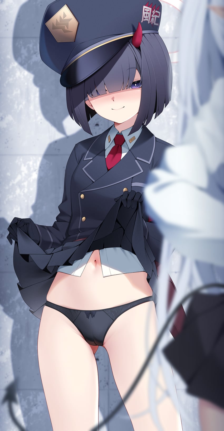 iori and prefect team member (blue archive) drawn by z.taiga