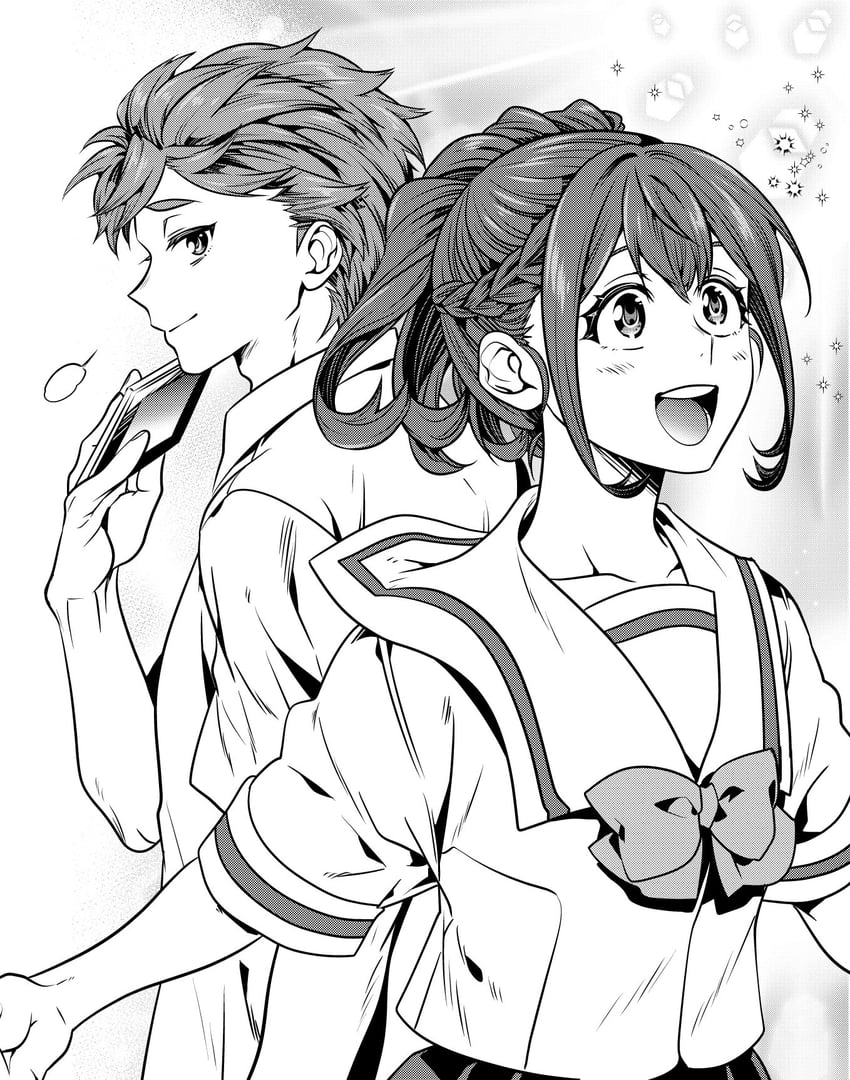 senomiya akiho and yashio kaito (robotics;notes) drawn by ikuhashi_muiko