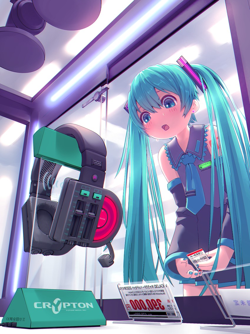 hatsune miku (vocaloid) drawn by wu_niang