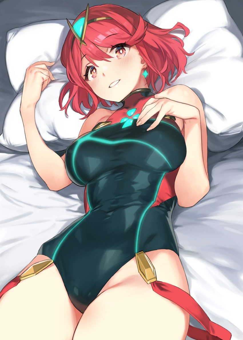 pyra (xenoblade chronicles and 1 more) drawn by 92m