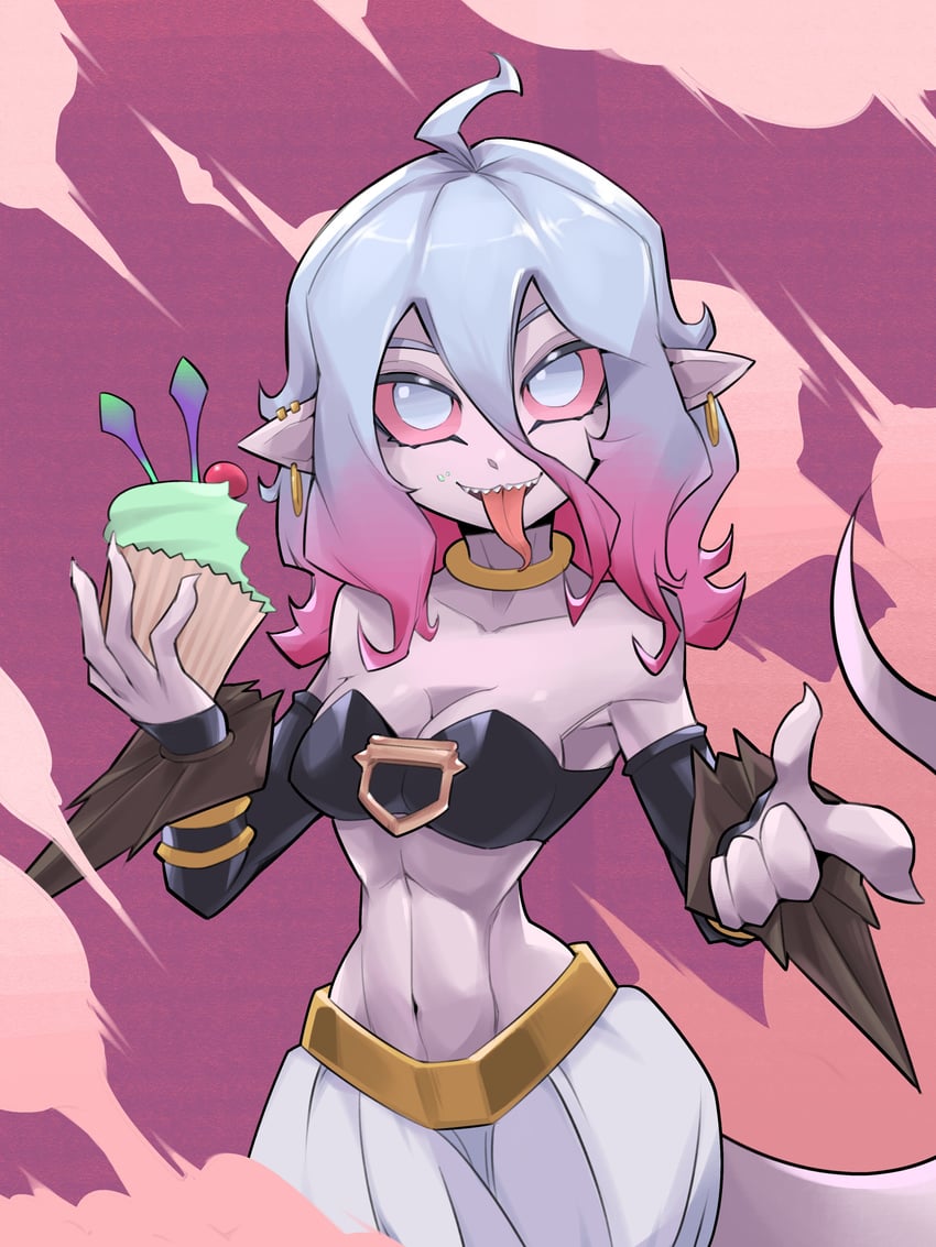 android 21, majin android 21, and briar (league of legends and 2 more) drawn by hebinalmeog