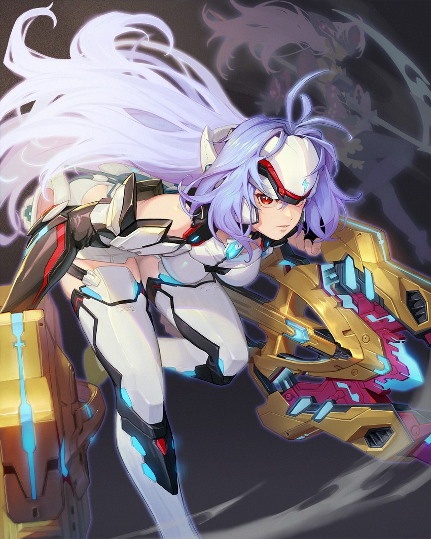 kos-mos, t-elos, kos-mos re:, and t-elos re: (xenoblade chronicles and 2 more) drawn by f.k_(hs225kr)