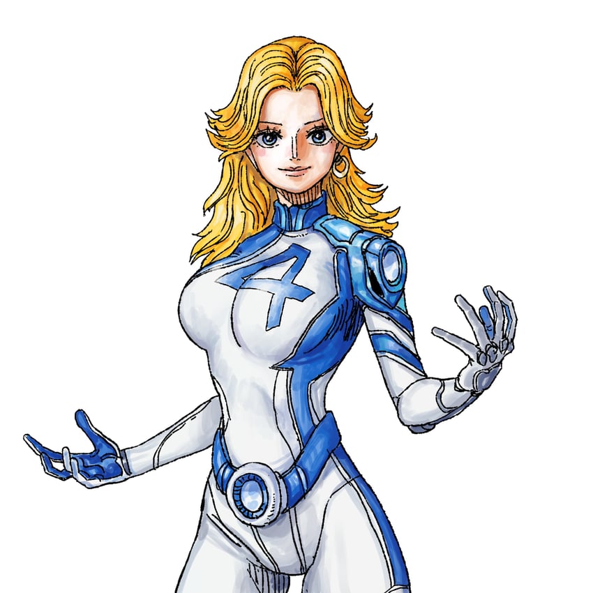 sue storm (marvel and 2 more) drawn by eiichiroyoda