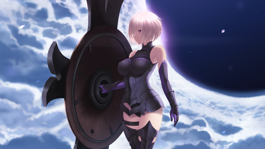mash kyrielight (fate and 1 more) drawn by cait_aron