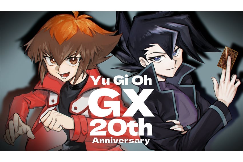 yuki judai and manjoume jun (yu-gi-oh! and 1 more) drawn by hatosaburou