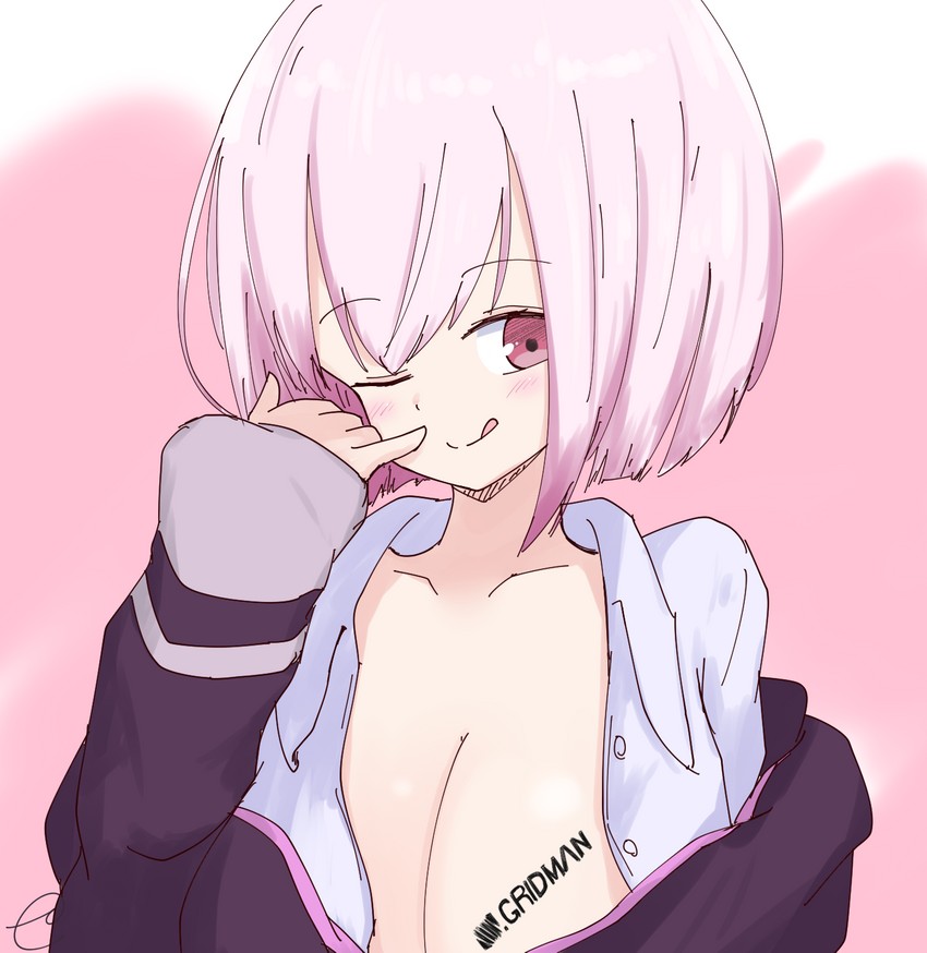 shinjou akane (gridman universe and 1 more) drawn by kujou_karasuma