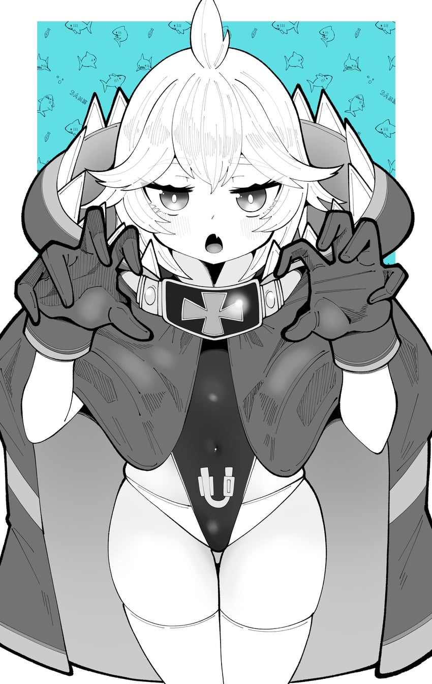 u-110 (azur lane) drawn by tekitou_nimo_hodo_ga_aru