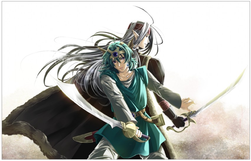 hero and pisaro (dragon quest and 1 more) drawn by md230101