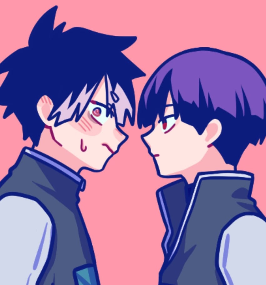 hoshina soshiro and narumi gen (kaijuu no. 8) drawn by dearahyeon