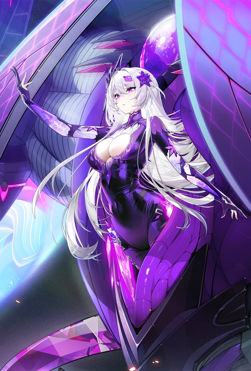nemesis and nemesis - voidpiercer (tower of fantasy) drawn by calder