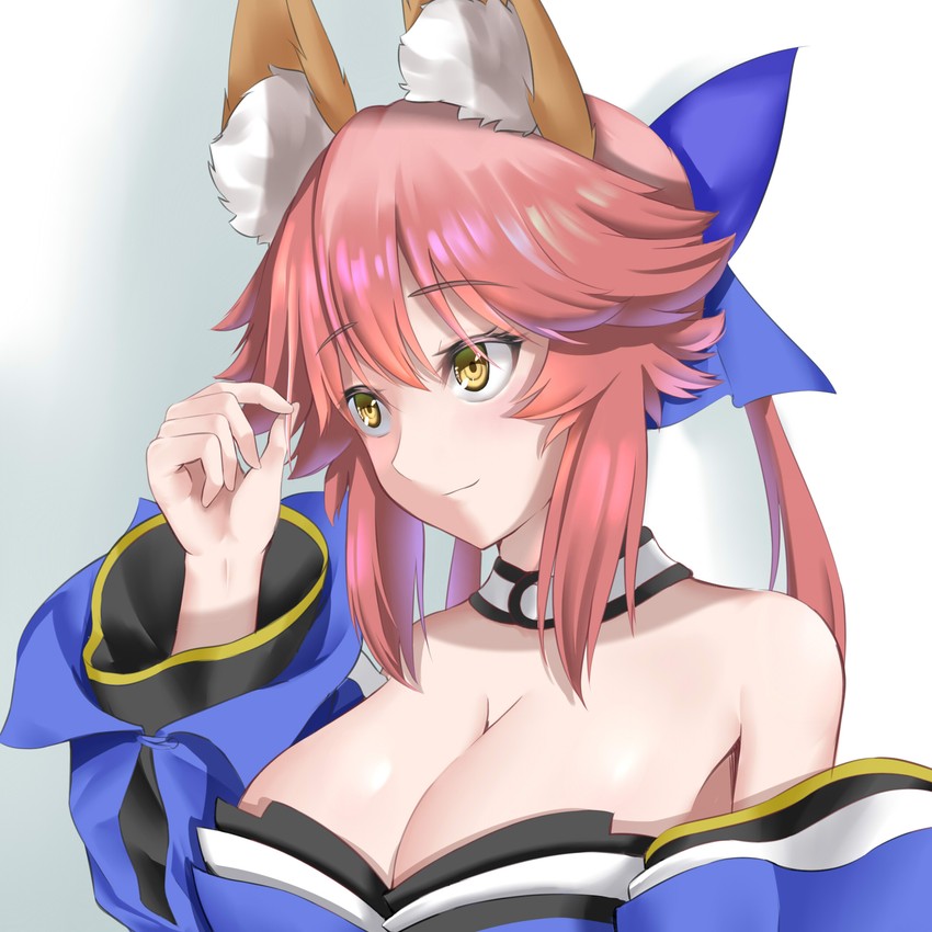 tamamo and tamamo no mae (fate and 2 more) drawn by kamehito