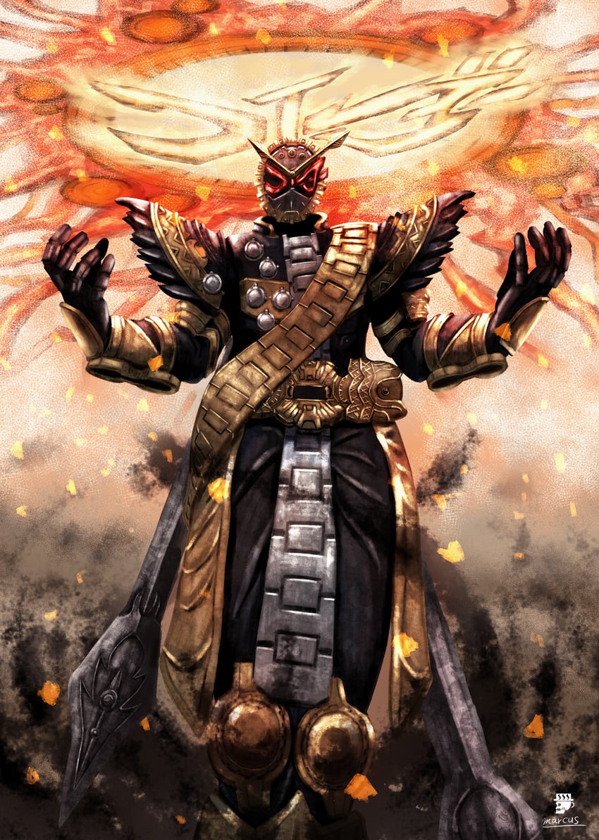 ohma zi-o (kamen rider and 1 more) drawn by shinshi_marcus