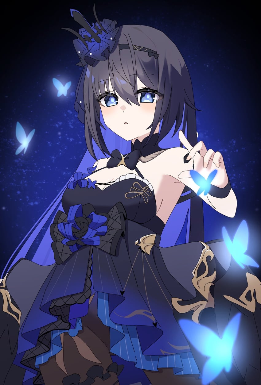 seele vollerei (honkai and 1 more) drawn by h2o_omizu