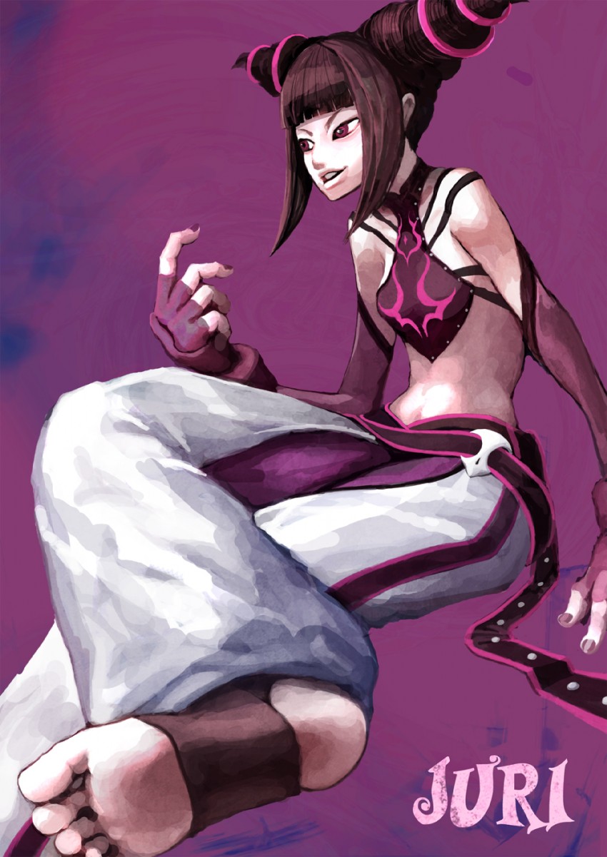 han juri (street fighter and 1 more) drawn by karee