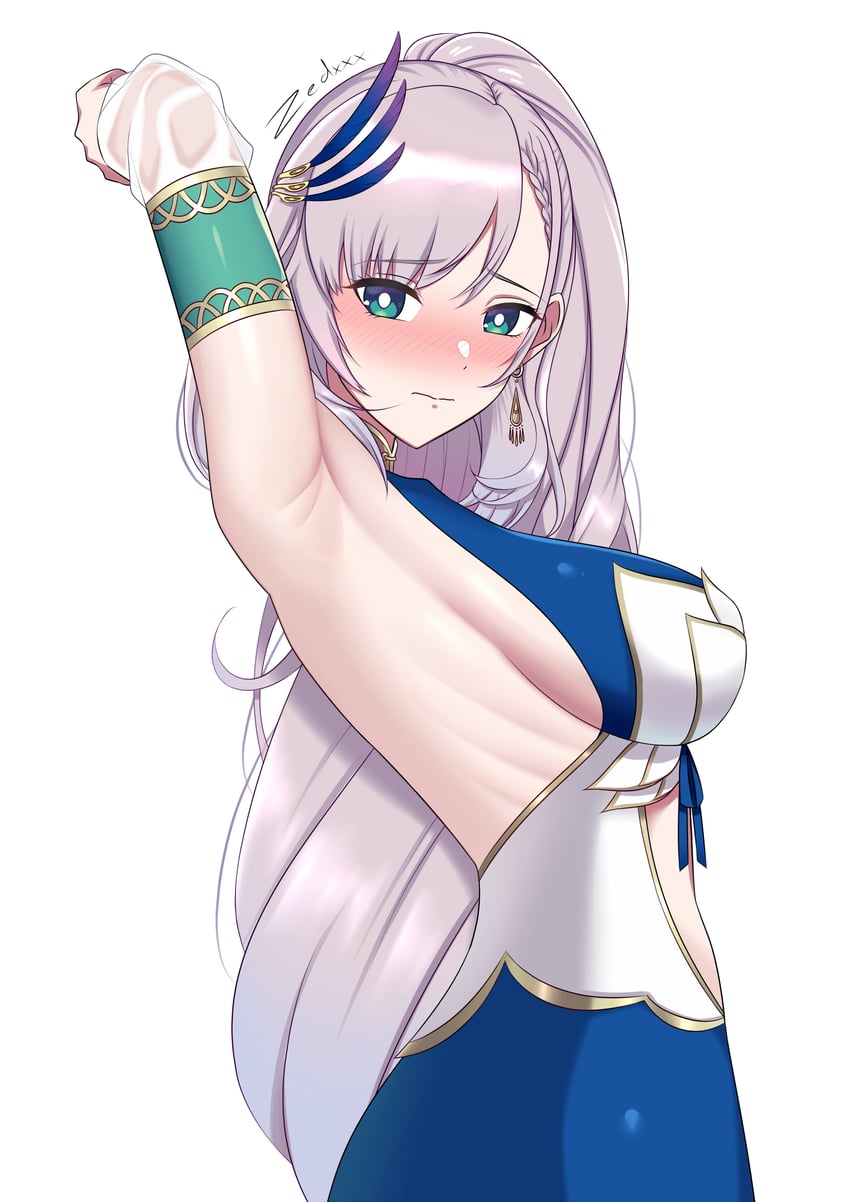 pavolia reine (hololive and 1 more) drawn by zedxxx