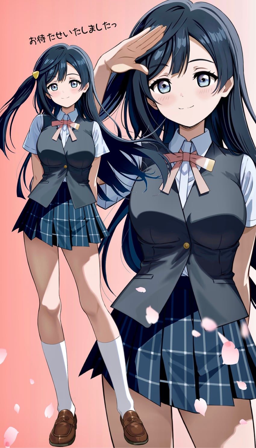 yuki setsuna (love live! and 1 more) drawn by zaofeng