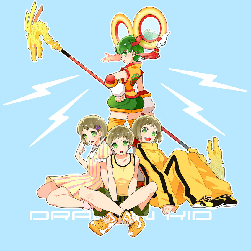 huang pao-lin and dragon kid (tiger & bunny) drawn by gum_(gmng)