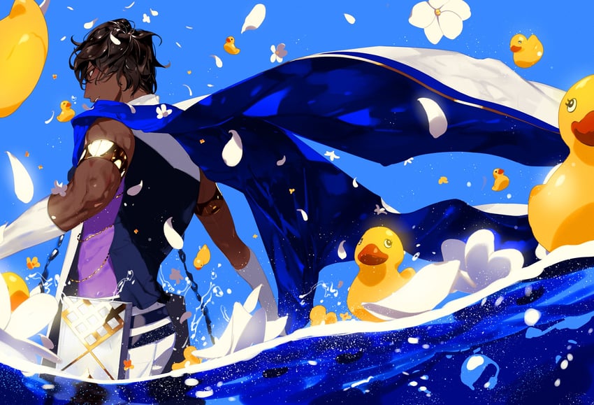 arjuna (fate and 1 more) drawn by semi_(p-poco)