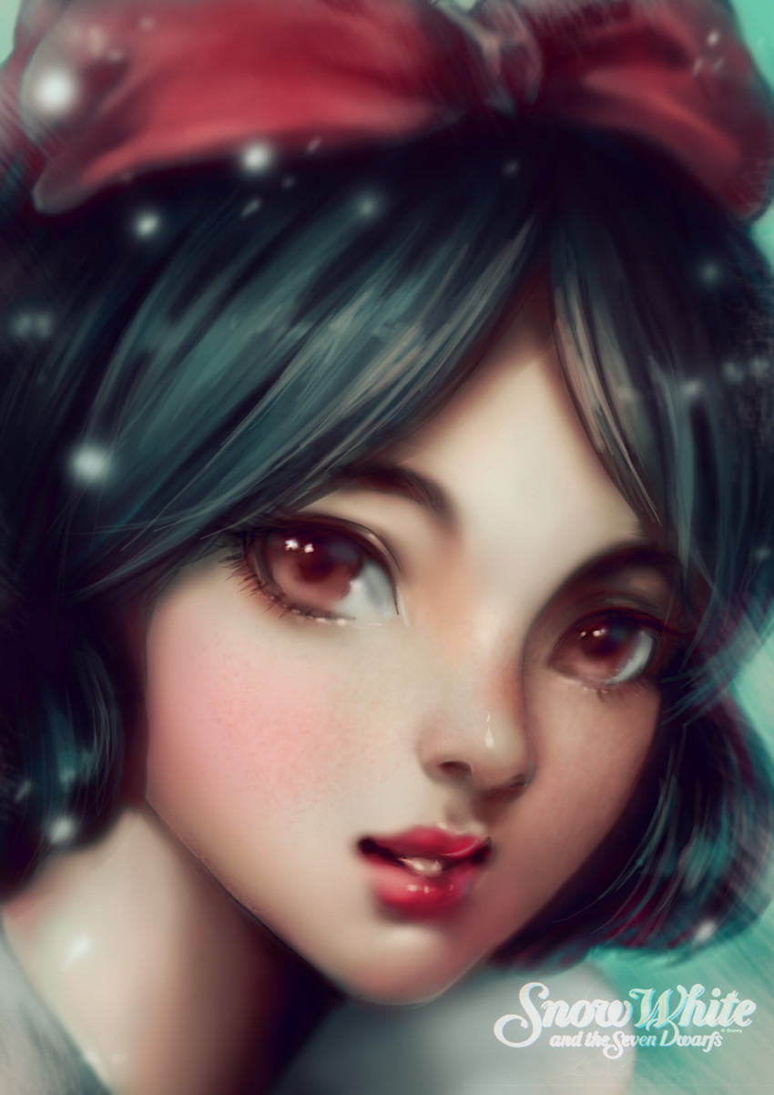 snow white (snow white and the seven dwarfs) drawn by david_mccartney