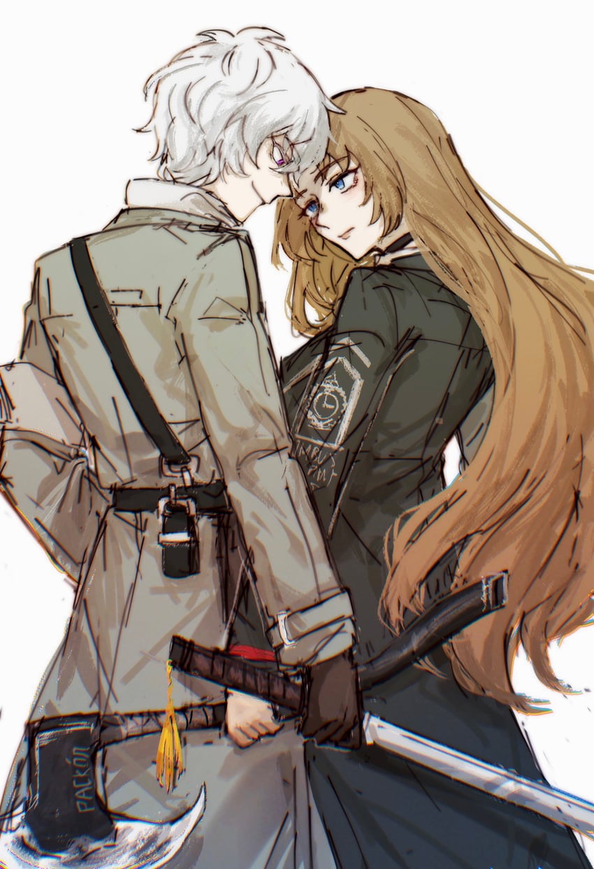 rodion and sonya (project moon and 1 more) drawn by ira_(34112290)