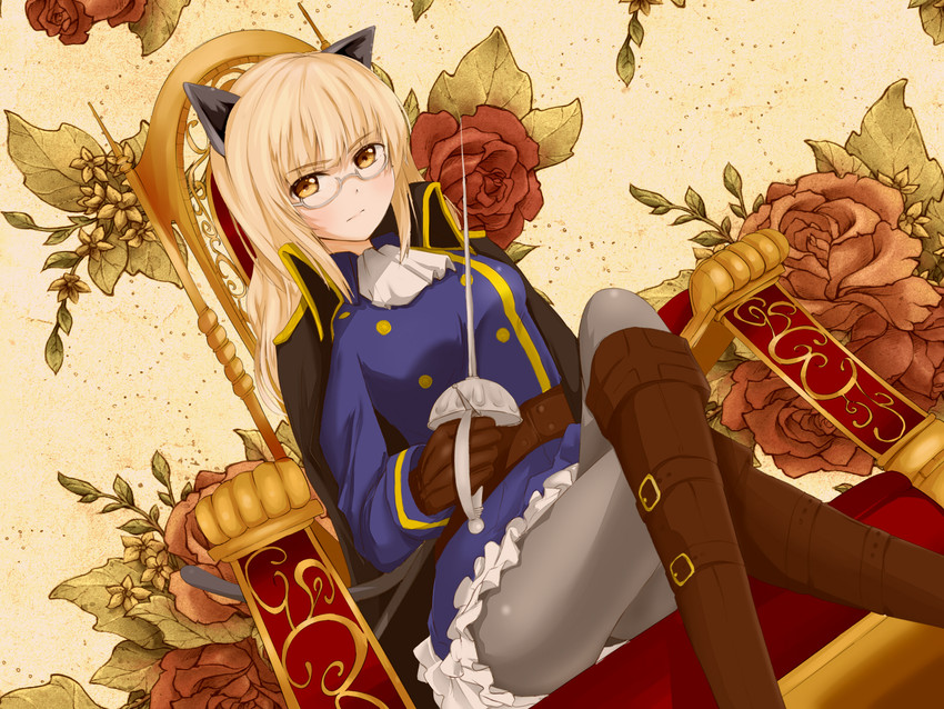 perrine h. clostermann (world witches series and 1 more) drawn by sutochan