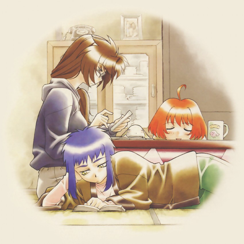 shimabara yuuhi, shimabara ushio, and shimabara minami (neo ranga) drawn by ikeda_yuuji