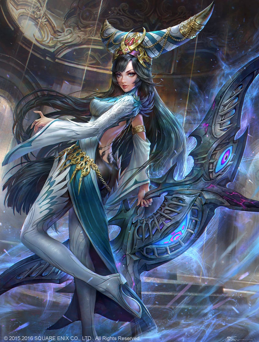 meia and meir (mobius final fantasy) drawn by jeremy_chong