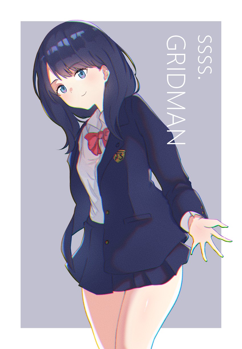 takarada rikka (gridman universe and 1 more) drawn by zaima