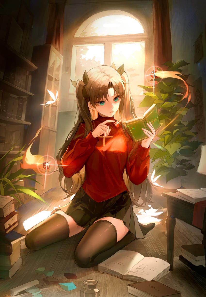 tohsaka rin (fate and 1 more) drawn by kernel_killer