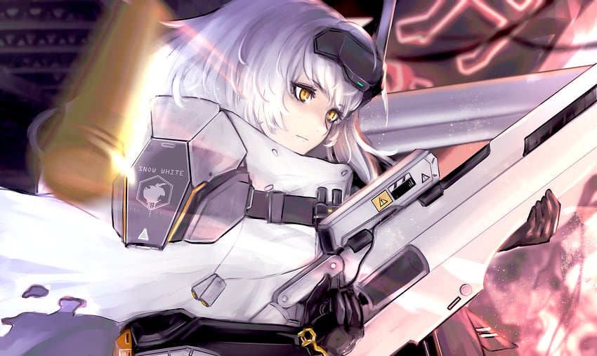 snow white (goddess of victory: nikke) drawn by kokorozashi_muro_koutarou