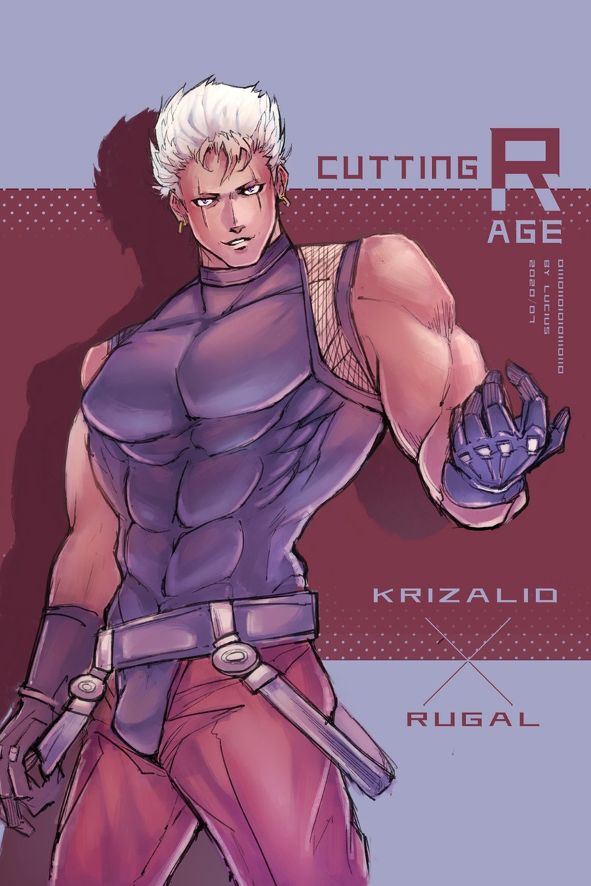 rugal bernstein and krizalid (the king of fighters) drawn by phy_lucius