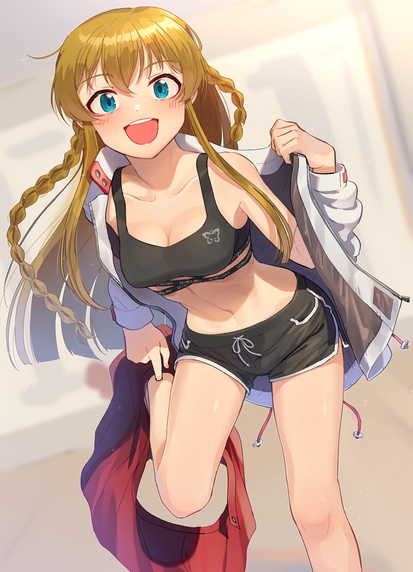 kousaka umi (idolmaster and 1 more) drawn by kamille_(vcx68)