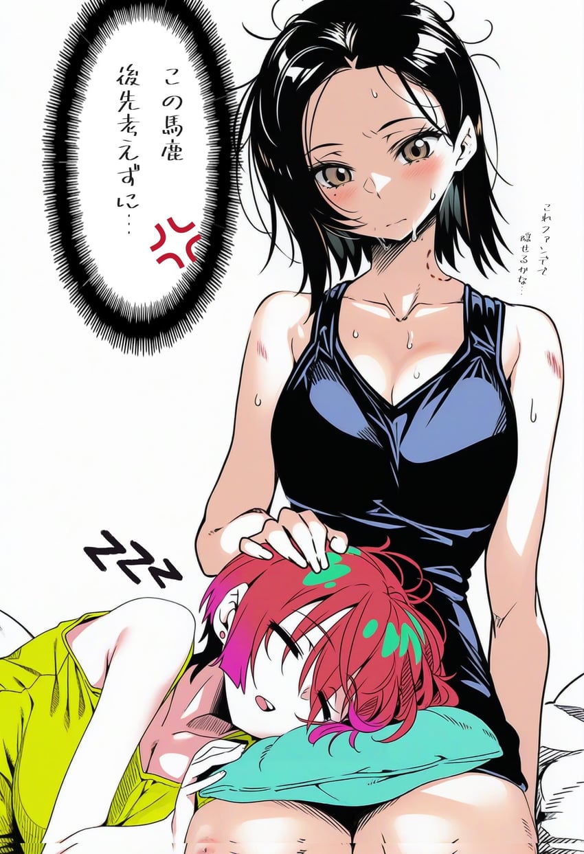 amate yuzuriha and comoli harcourt (gundam and 1 more) drawn by aibanousagi