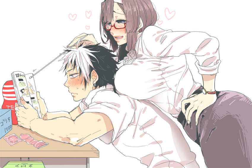 christina and nagaoka tadaoki (kyoukaisenjou no horizon and 1 more) drawn by hjm